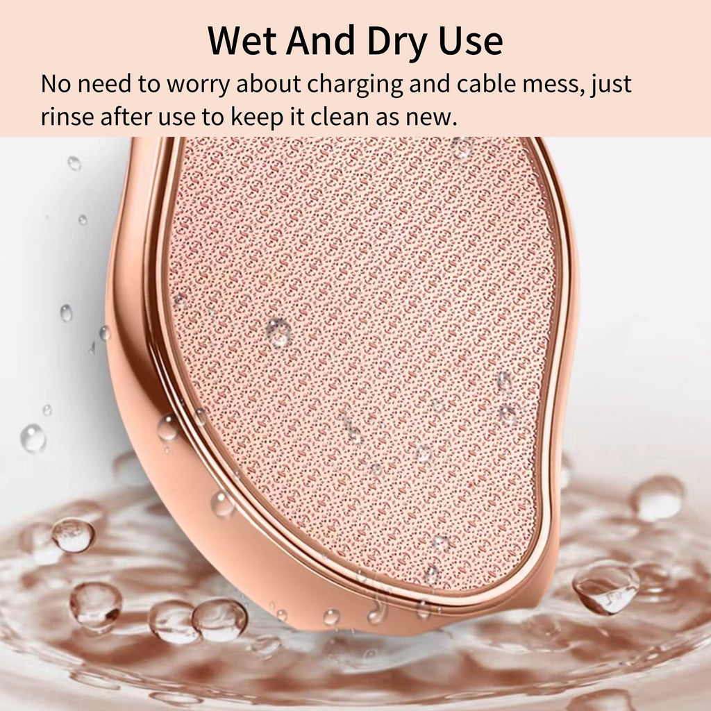 Ainio Nano Glass Foot File, Pedicure Tool and exfoliator, Glass Surface, Comfortable Hand and Foot Grinding Scraper for Wet and Dry feet, Removal Hard or Dead Skin, Suitable for Women or Men