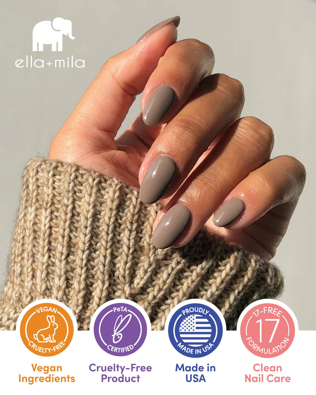 ella+mila Cuticle Oil for Nails - Tsubaki & Argan, Vegan, 2.3 fl oz