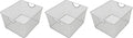 YBM HOME Kitchen Pantry Organizer Wire Baskets for Shelves, Cabinets, Pantry, Countertop, Mesh Open Storage Bin Metal Basket for Organizing Food Supplies, 3 Pack, 10x9x6