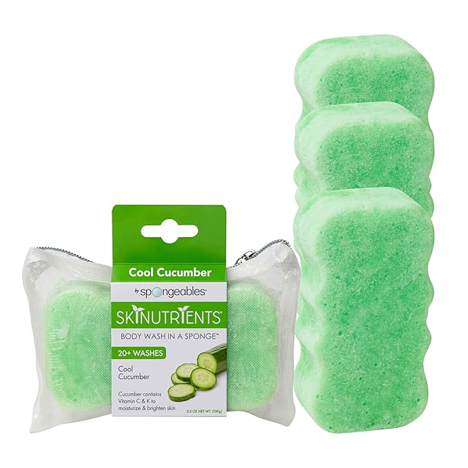 Spongeables Body Wash in a 20+ Wash Sponge