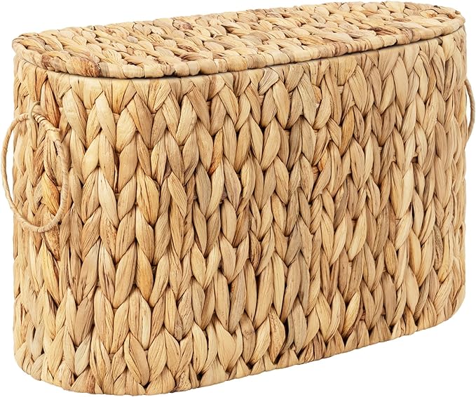 StorageWorks Toilet Paper Storage with Lid, Toilet Paper Storage Holder