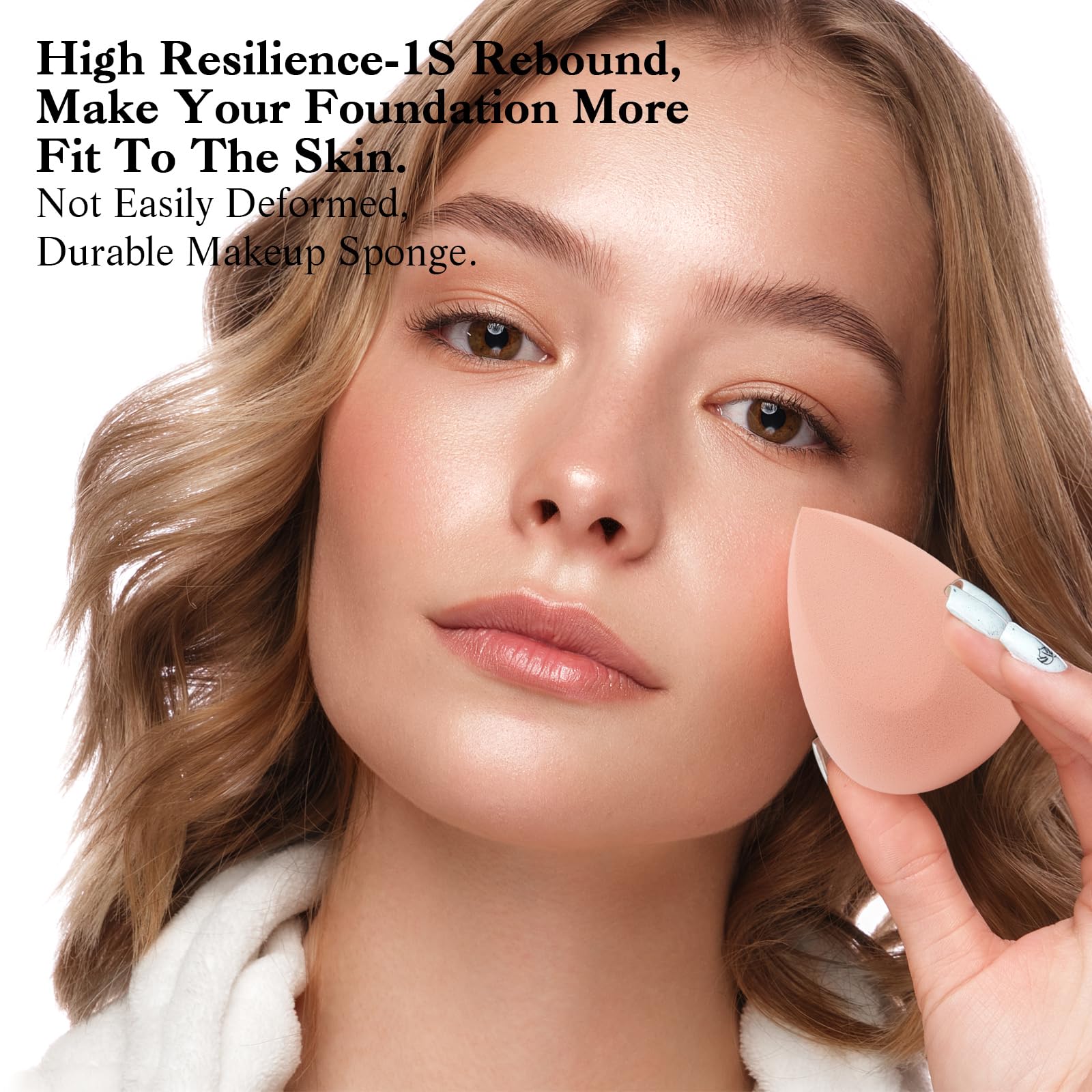Toiletry Sponges Set Beauty Sponge with Holder Makeup Blender Flawless for Foundation, Liquid,Facial Makeup Tools Beauty Gift Set