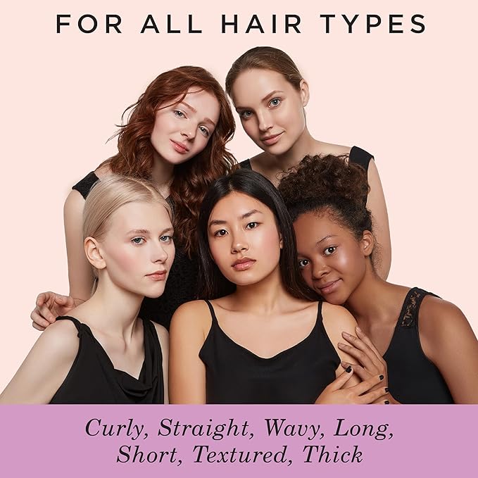 Diane Nylon Pin Styling Hair Brush for Detangling, Separating, Shaping and Defining Wet Thick or Curly Hair, Glides Through Tangles with Ease