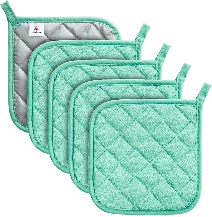 Joyhalo 5 Pack Pot Holders for Kitchen Clearance