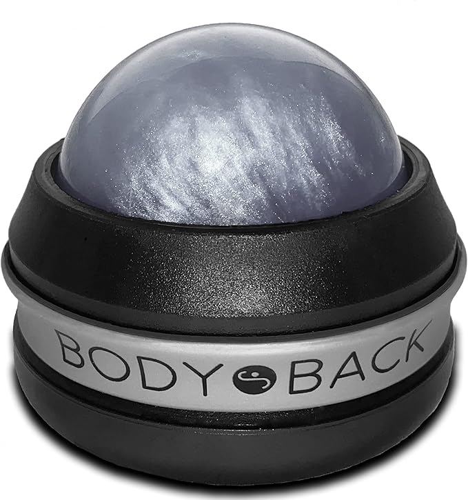 Body Back FSA Eligible Manual Massage Roller Ball | Deep Tissue Roller & Lacrosse Ball - Handheld Massager for Sore Muscles & Joint Pain | 360° Mobility Therapy Ball for Athletes & Fitness Recovery