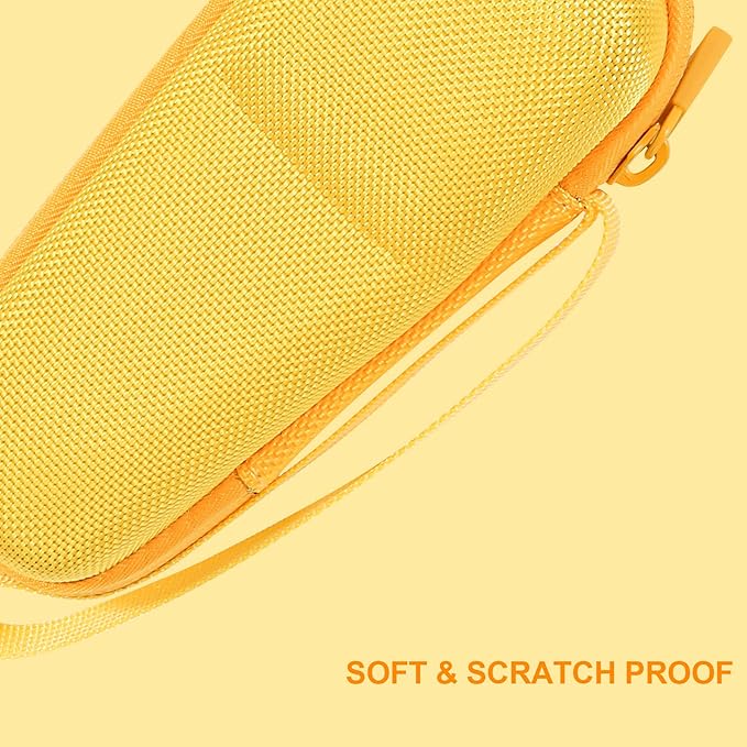 co2CREA Hard Carrying Case Compatible with NågraCoola CLIE 2 1 Sonic Facial Cleansing Brush (Yellow)