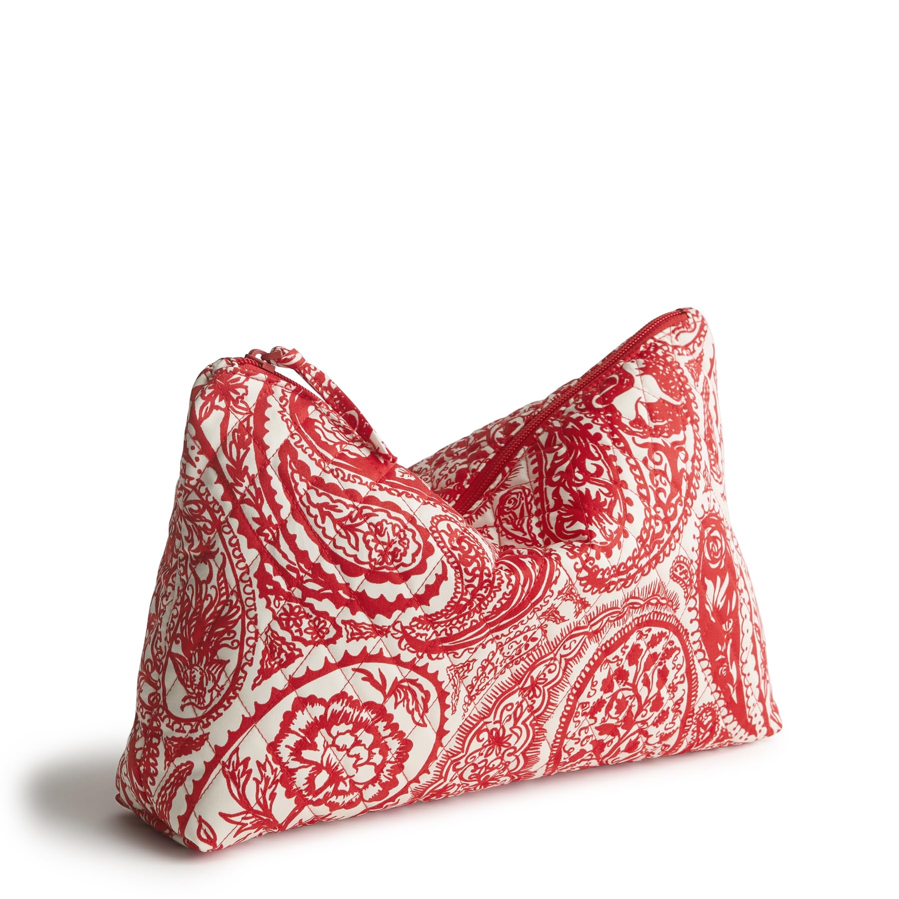 Vera Bradley Women's Premium Cotton Large Pouch, Paisley Key, One Size