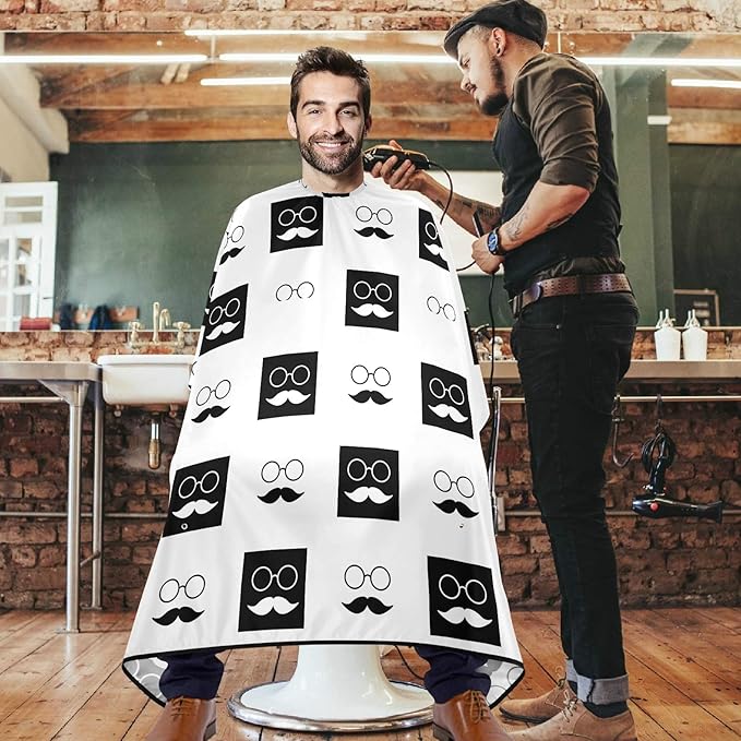 Stylish Barber Cape - Unisex Hair Cutting Apron for Men & Women