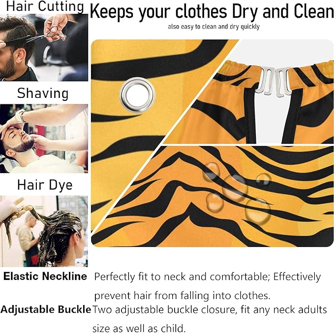 Stylish Barber Cape - Unisex Hair Cutting Apron for Men & Women