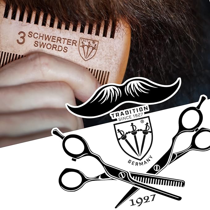 3 Swords Germany – beard mustache care comb (VGW)