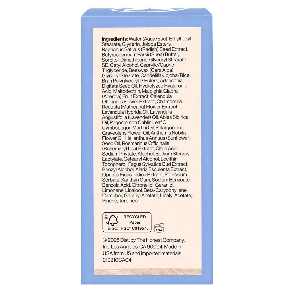 Honest Beauty Deep Hydration Face Cream for Dry Skin, 1.7 fl oz