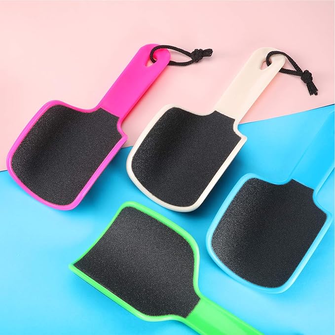 4 Pcs U Shaped Curved Foot File, Double Sided Callus Remover for Dead Skin