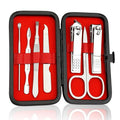 Manicure Kit for Men Women Nail Clippers Pedicure Tools Kit Travel Nail File Toe Set Finger Grooming Kits Christmas Birthday Gifts Ideas Stocking Stuffers Kids Adults Teens Boys Girls Friends(Silver)