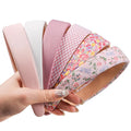 Headbands for Women - 1 Inches Wide Headbands - Solid Color Headband Fashion Hair Accessories- Trendy Women Girls Non Slip Fashion Hair Bands- Thick Elastic Hair Bands for Women's Hair 6PCS