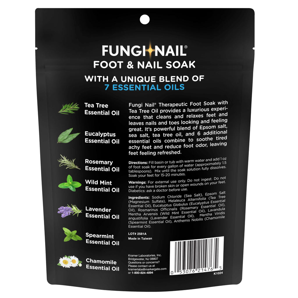 Fungi-Nail Foot & Nail Soak, Tea Tree Oil Foot Soak, 1 Pound