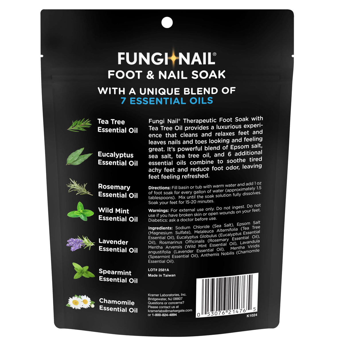 Fungi-Nail Foot & Nail Soak, Tea Tree Oil Foot Soak, 1 Pound