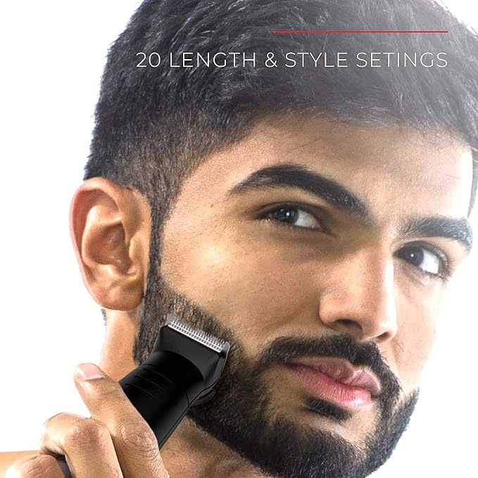 Remington All-in-one + Body Multigroomer 5000, Black and Red, 10 Piece Set