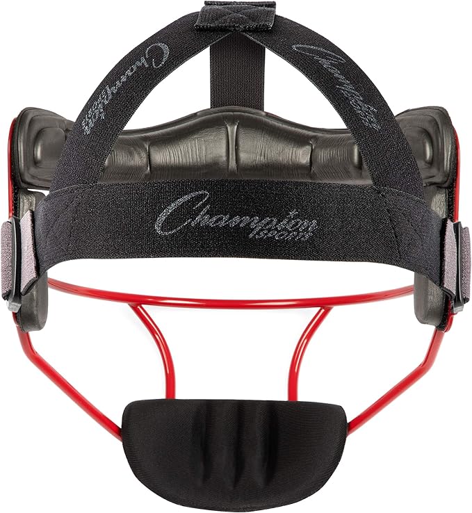 Champion Sports Steel Softball Face Mask – Durable Fielder’s Mask for Youth & Adults, Multiple Colors for Practice & Games