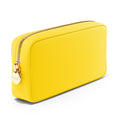 Embla Makeup Bag Travel Cosmetics Pouch and Toiletry Bag, Nylon Zipper Pouch Purse, Cute Make Up Organizer Storage Tote for Women Girls, Waterproof Travel Skincare Case, Small Makeup Bags, Lemon