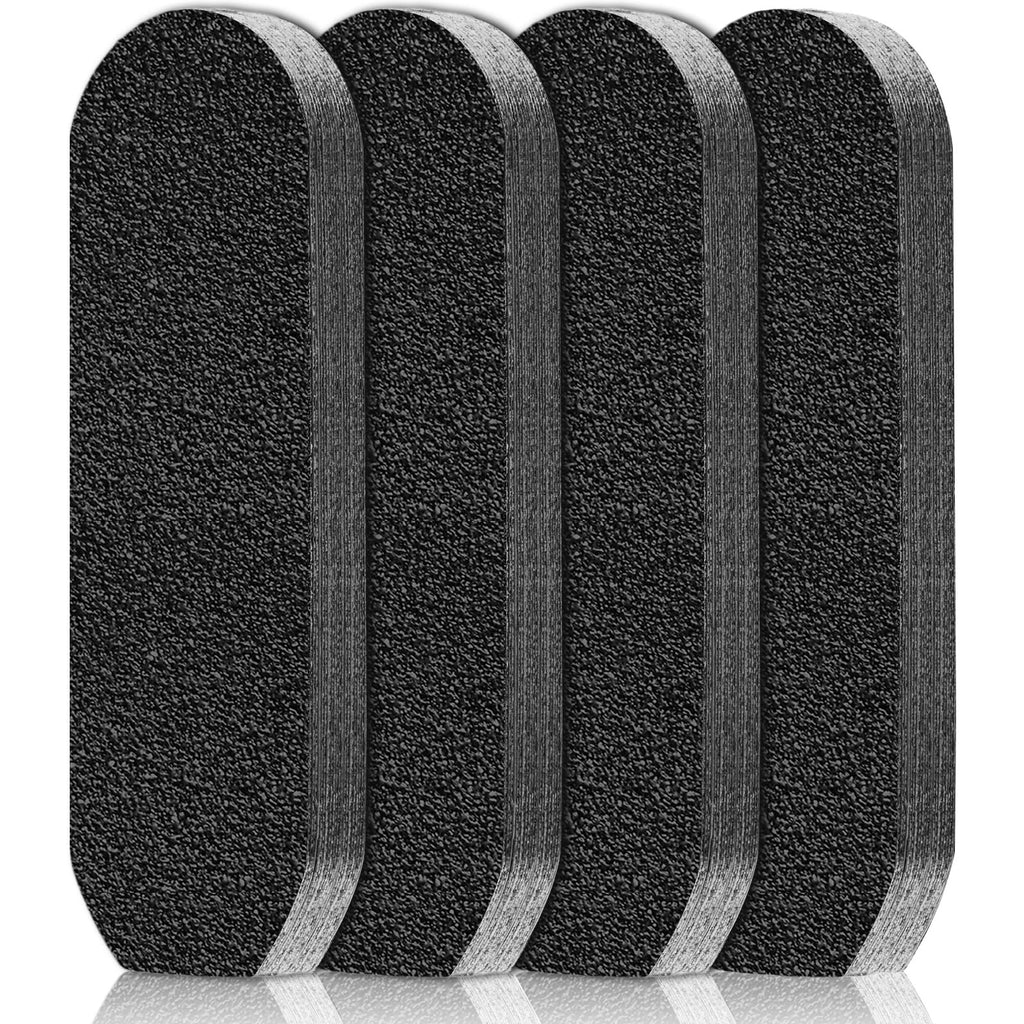 Flutesan 80 Pcs Stainless Steel Foot File Refill 100 Grit