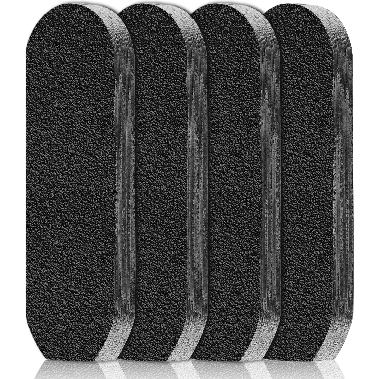 Flutesan 80 Pcs Stainless Steel Foot File Refill 100 Grit