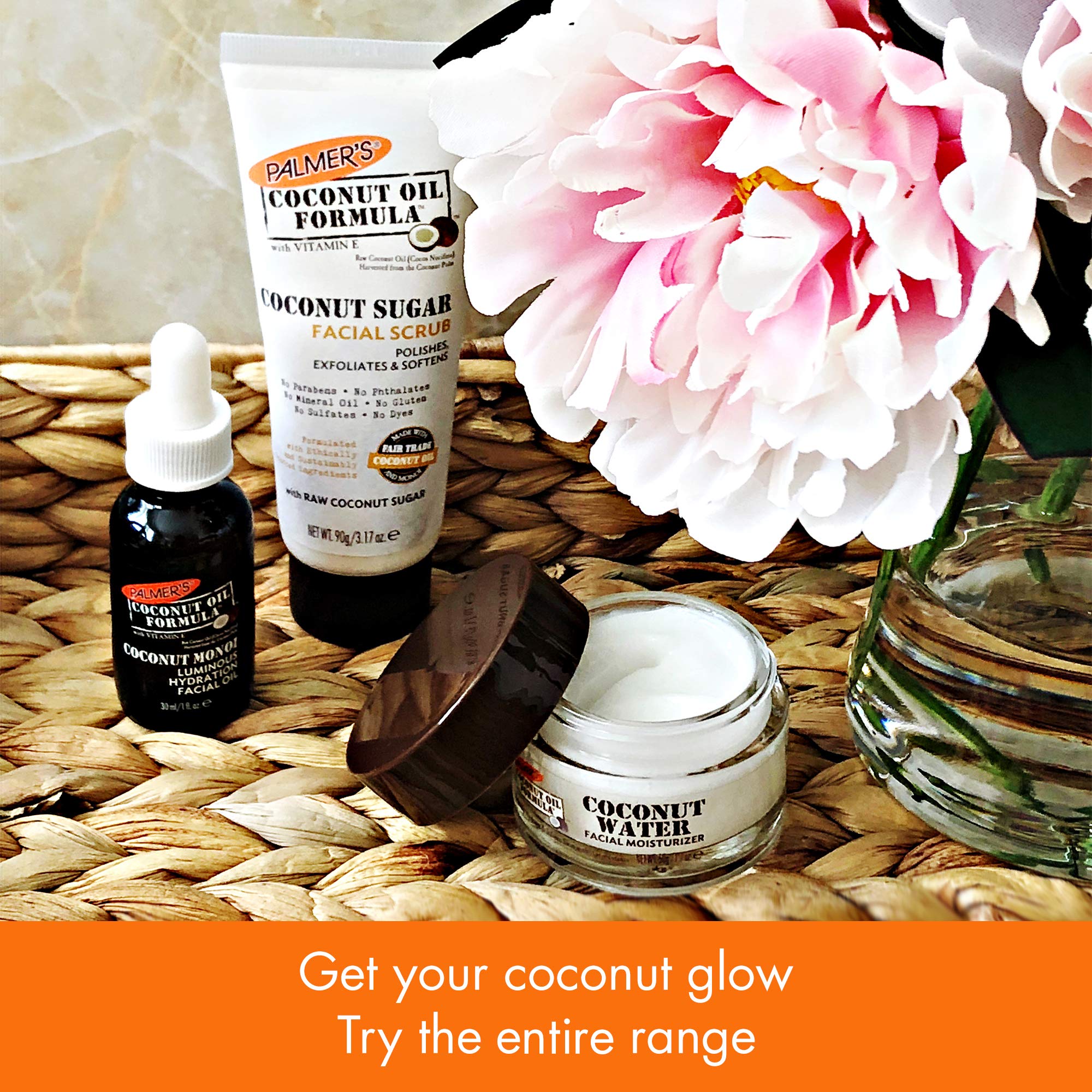 Palmer's Coconut Sugar Facial Scrub Exfoliator (3.17 Oz - Pack of 3)