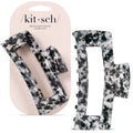 Kitsch Jumbo Hair Clip for Women – Recycled Plastic Hair Claw Clip - All-Day Strong Hold, Durable Non-Slip Grip for Thick & Thin Hair - Black, 1pc