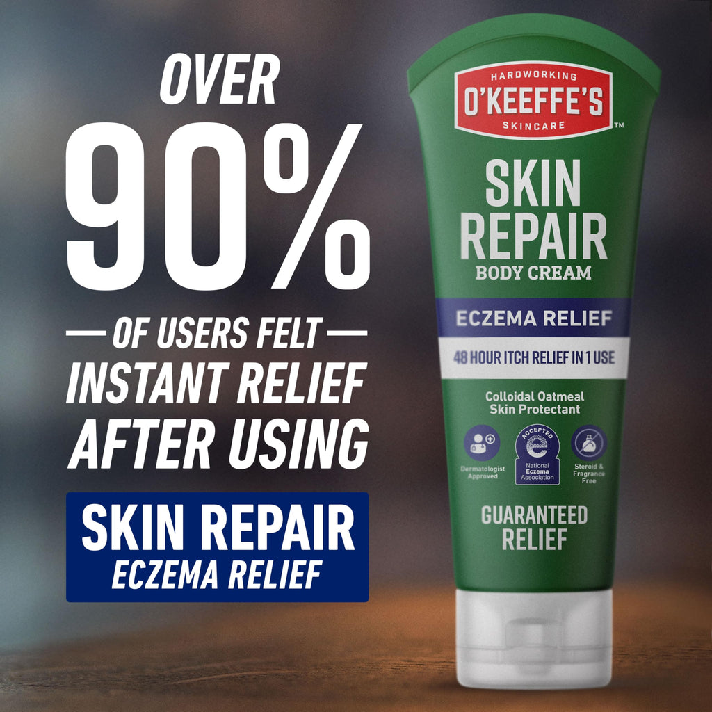 O’Keeffe’s Skin Repair Eczema Relief Body Cream, 7oz Tube (Pack of 1)
