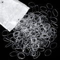 Teenitor Clear Elastic Ties Hair Elastics, Clear Elastics Rubber Bands for Hair Rubber Bands Ties, 300pcs