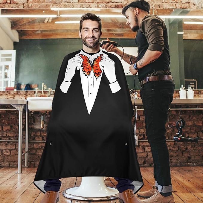 Stylish Barber Cape - Unisex Hair Cutting Apron for Men & Women