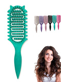 Curl Defining Brush,2026 Vented Hair Brush for Detangling Styling,Curl Defining Brush,Shaping And Defining Curls For Women And Men(Black)