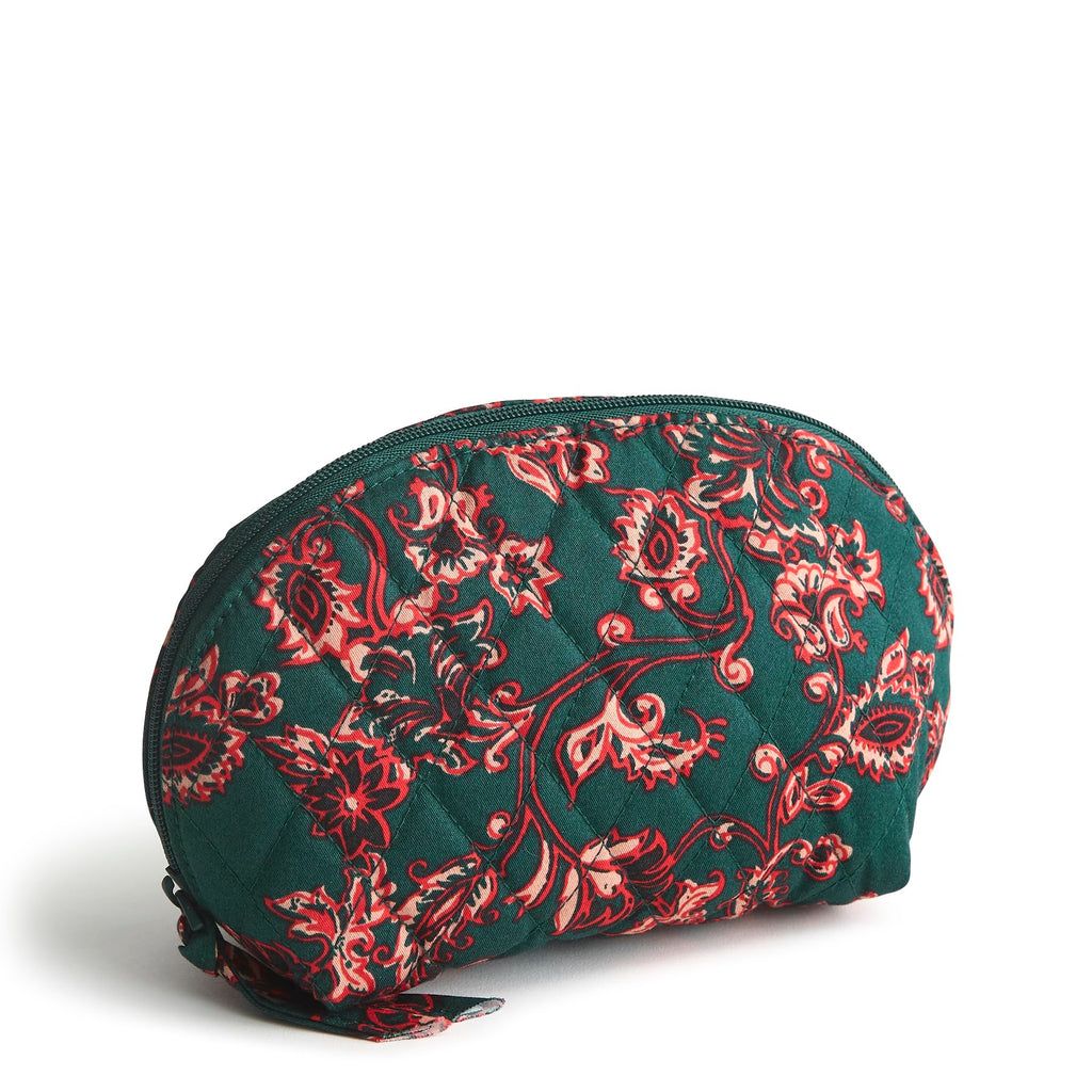 Vera Bradley Women's Premium Cotton Mini Dome Cosmetic, Victorian Vines, One Size