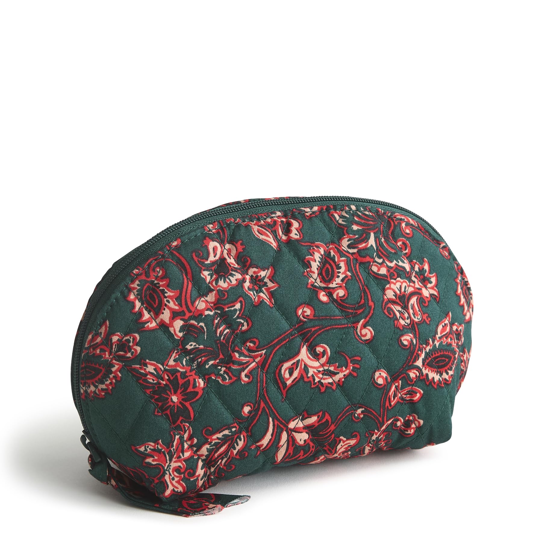 Vera Bradley Women's Premium Cotton Mini Dome Cosmetic, Victorian Vines, One Size