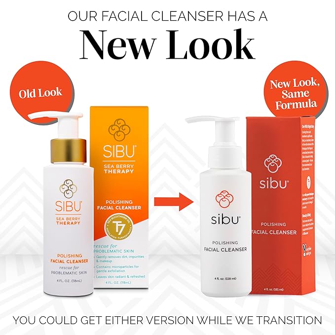 sibu Sea Buckthorn Polishing Facial Cleanser & Face Wash (4oz)