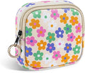 Period Bag for Teen Girls, Neoprene Sanitary Napkin Storage Bag, Cute Menstrual Pad Pouch Tampon Holder (Floral)