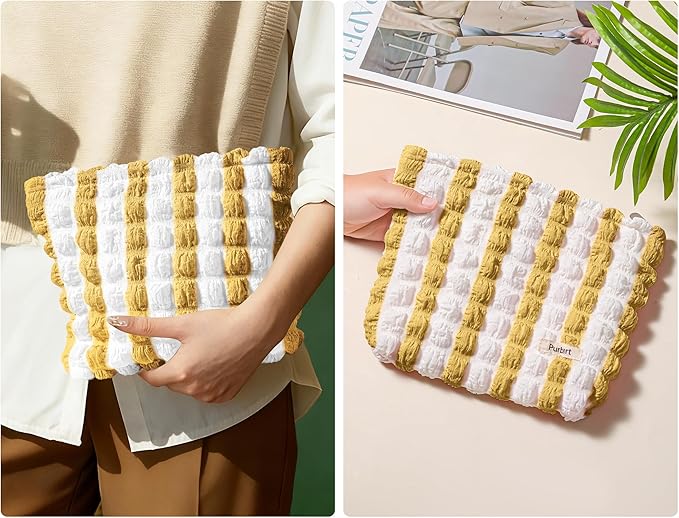 Purbert Bubble Cloud Makeup Bag - Large Capacity Travel Cosmetic Organizer