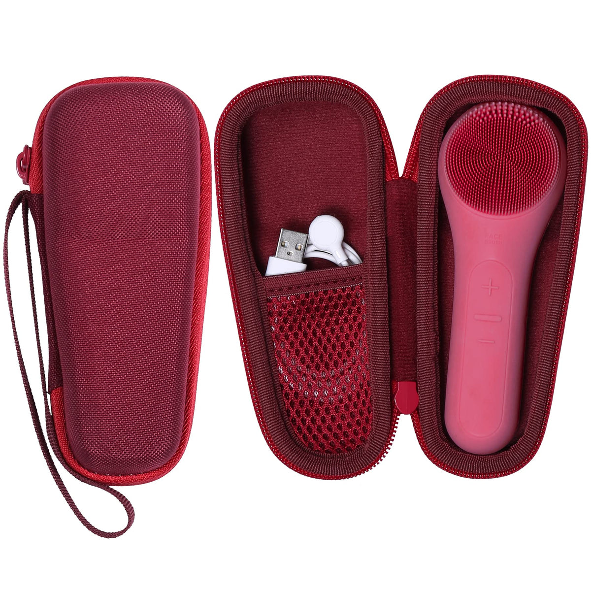 co2CREA Case for NågraCoola CLIE 2 1 Sonic Facial Cleansing Brush,Blue