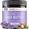 Magnum Solace Magnesium Body Butter - Nighttime Magnesium Cream - Lightly Scented (Lavender)