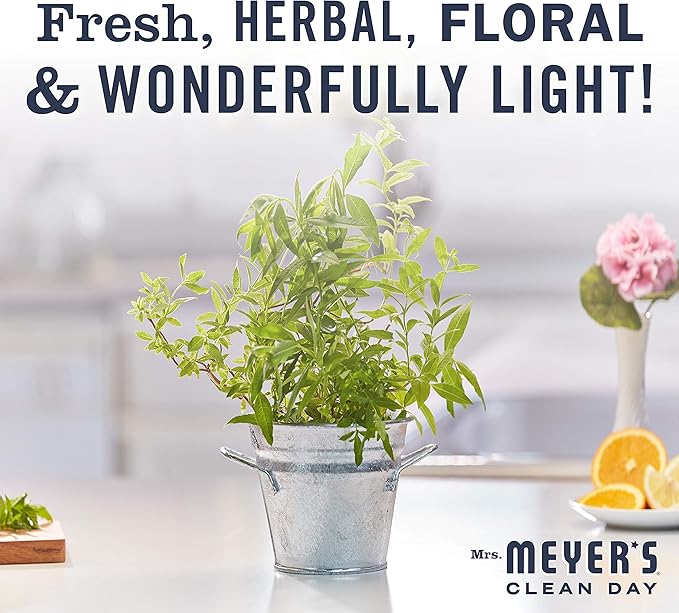Mrs. MEYER'S CLEAN DAY Foaming Hand Soap, Lemon Verbena, 10 Fl Oz (Pack of 4)