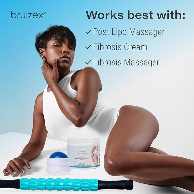 Lymphatic Drainage Massage Oil for Massage Therapy - Arnica & Coconut Oil for Post Surgery Recovery & Lymphatic Drainage Massager, Liposuction, 360 Lipo, BBL, Tummy Tuck Procedure,Moisturizing -8.5 Oz