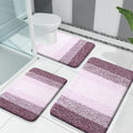 OLANLY Microfiber Bathroom Rugs Sets 3 Piece, 30"x20"+24"x16"+24"x20"