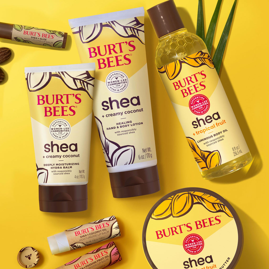 Burt's Bees Shea + Tropical Fruit Indulgent Hand and Body Butter, 11 oz.
