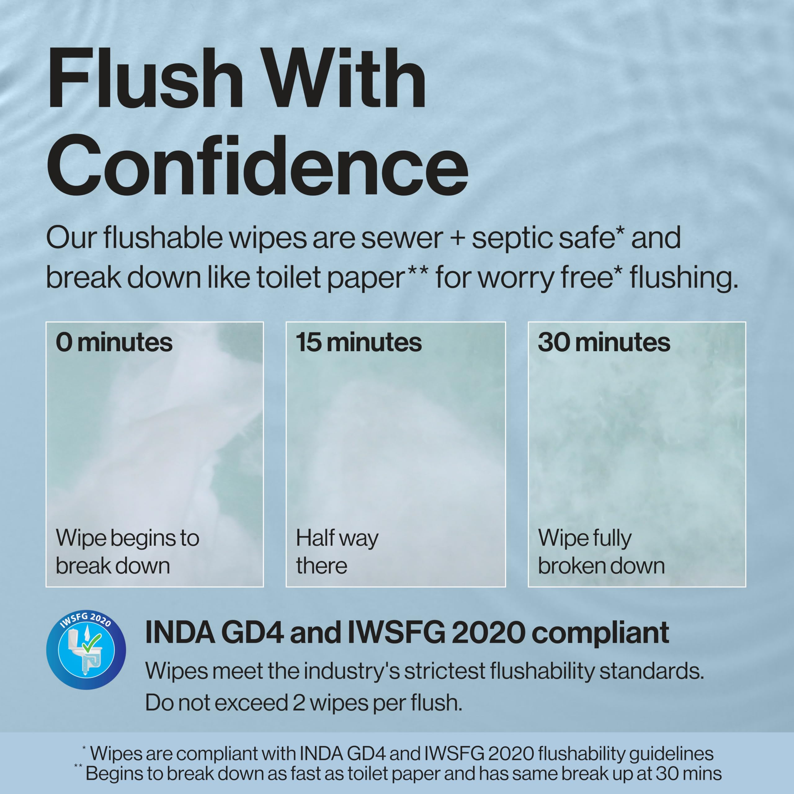 The Honest Company Flushable Wipes, Hypoallergenic, Tropical Leaves, 336ct