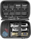 RAIACE Hard Storage Case Compatible with Hair Clippers, Protective Carrying Bag for Barber Accessories/for Guard Grooming Kits. (case only) - Black