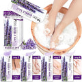 nbc BeautiLab Pedicure Kit Foot Soak Set: Bubble Salt, Sugar Scrub, Massage Mask, Massage Lotion in a Box, 4 Step Foot Spa Kit for Dry Feet,Tired Feet（1 Set Lavender)
