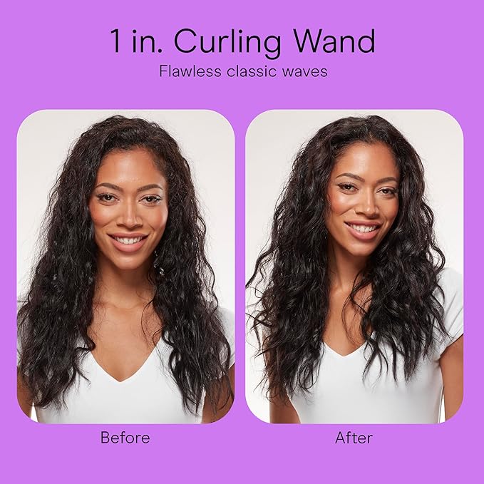 Conair Double Ceramic 1-In. Clamp-Free Curling Wand