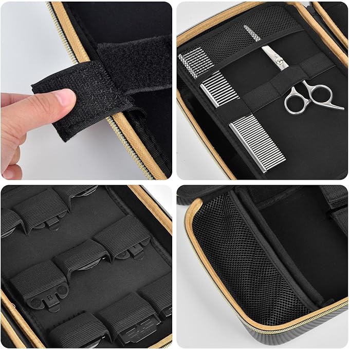 Boobowl Barber Accessories Bag for Clippers and Supplies, Hair Clipper Box