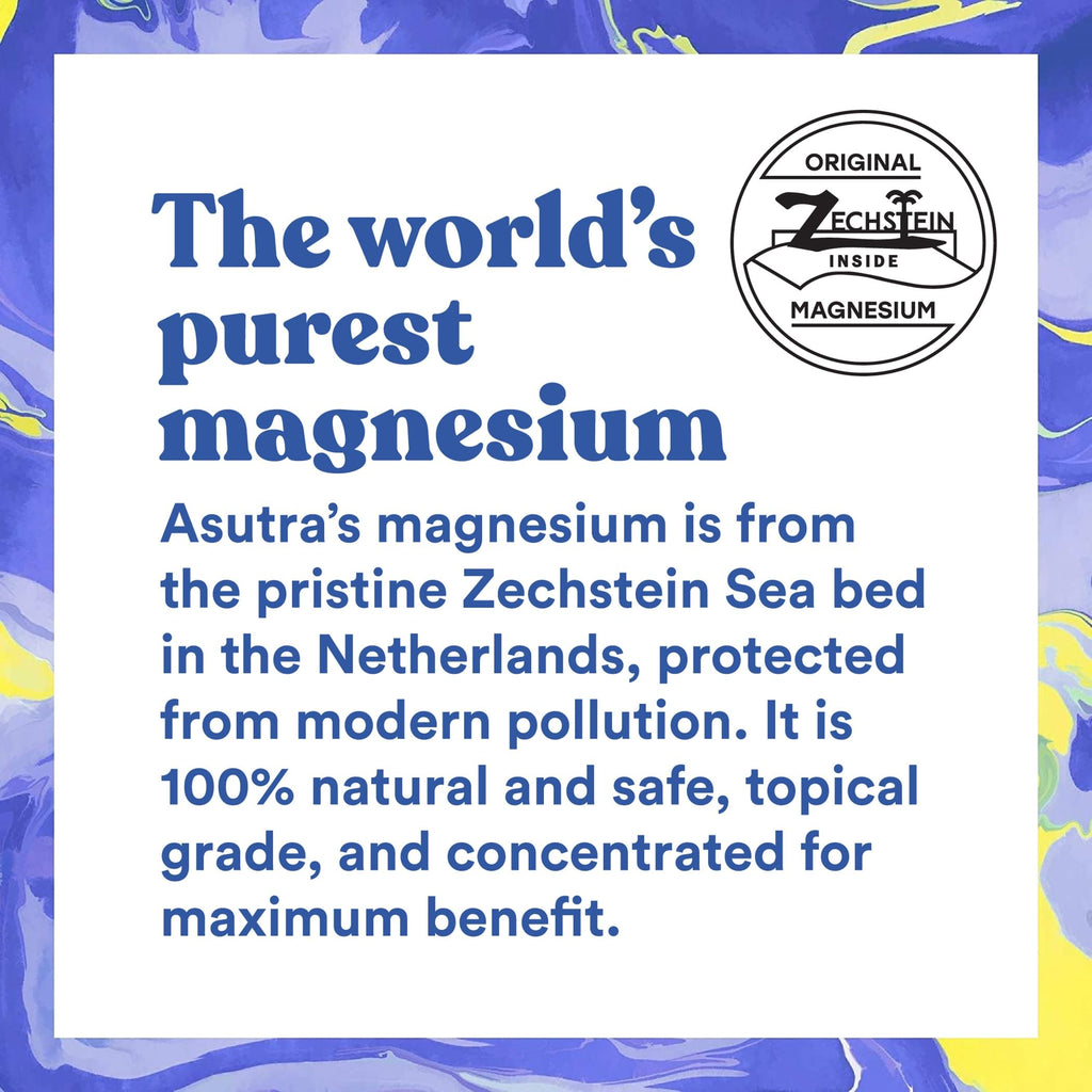 ASUTRA Magnesium Body Butter Bundle, 2 Products - Premium-Quality Magnesium & Melt Body Butter Lotion with Lavender, Shea Butter & Almond Oil Moisturizer