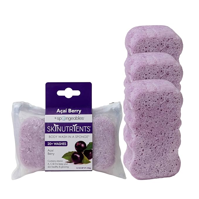 Spongeables Body Wash in a 20+ Wash Sponge