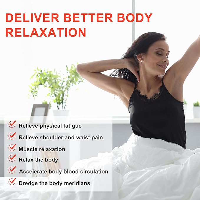Elitzia Handheld Deep Tissue Massager with Heat - 3 Speed for Pain Relief, Promotes Blood Circulation & Muscle Relaxation 3 Temp Settings (95F/113F/122F) ETDH010